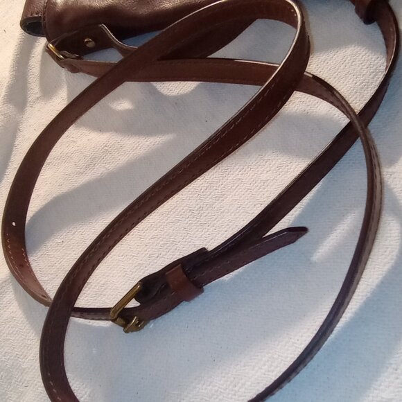 Vintage Fossil Cowhide Leather Brown Purse - Picture 15 of 15